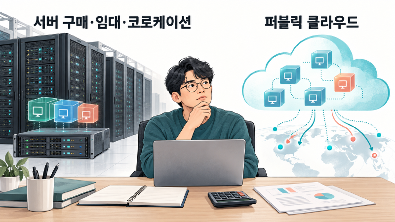 서버 구매·임대·코로케이션과 퍼블릭 클라우드 사이에서 선택을 고민하는 개발자